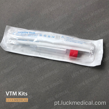 Meio de transporte viral com kit de swab oral FDA